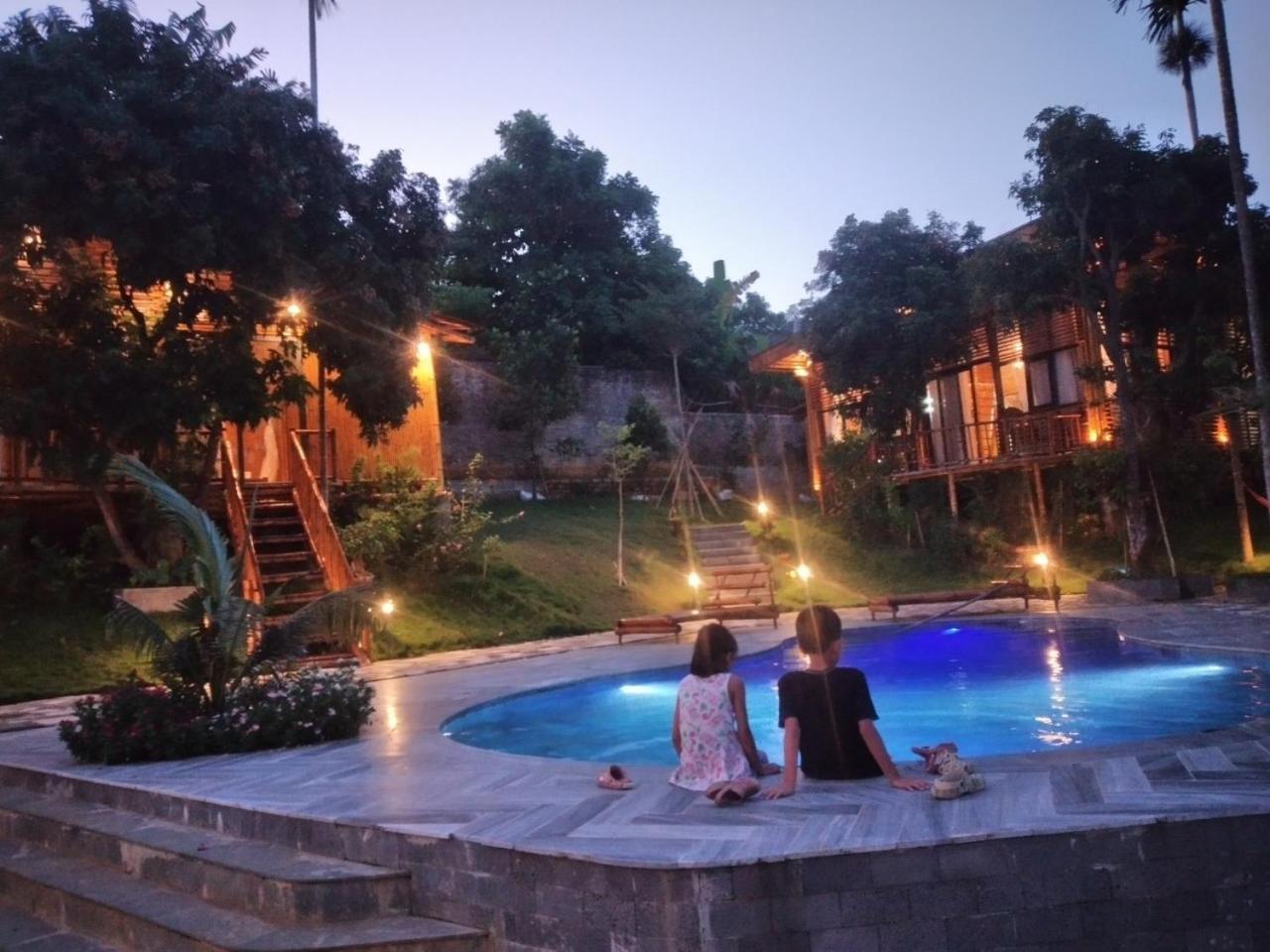 Little Bee House Otel Trai Vang Dış mekan fotoğraf